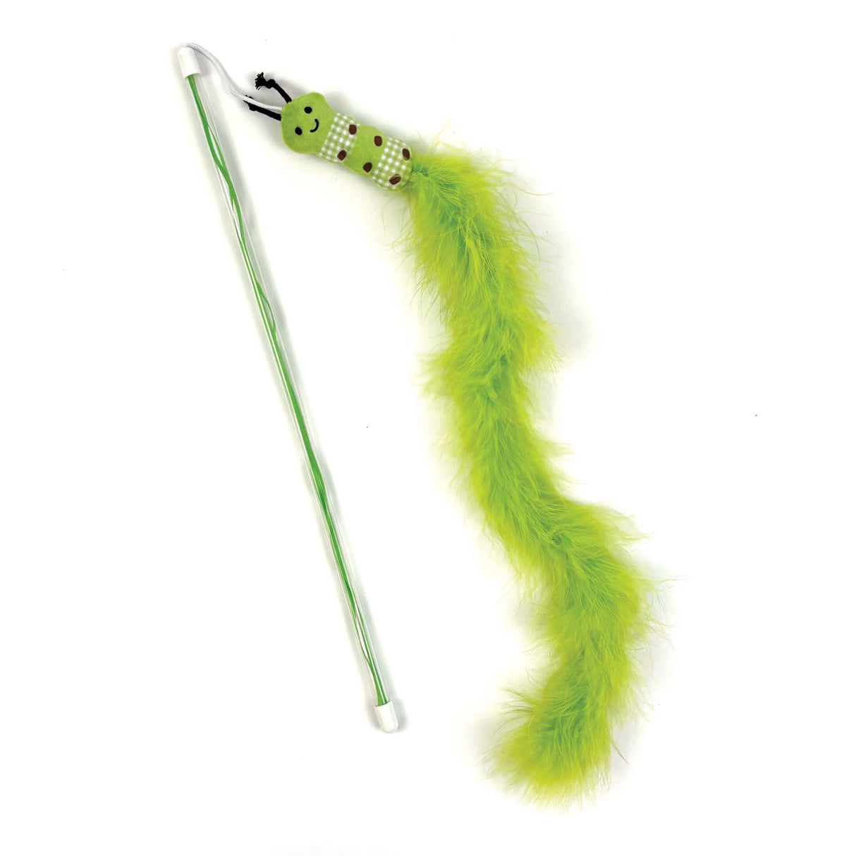 Happy Pet Tabby Patch Extra Long Caterpillar Cat Teaser