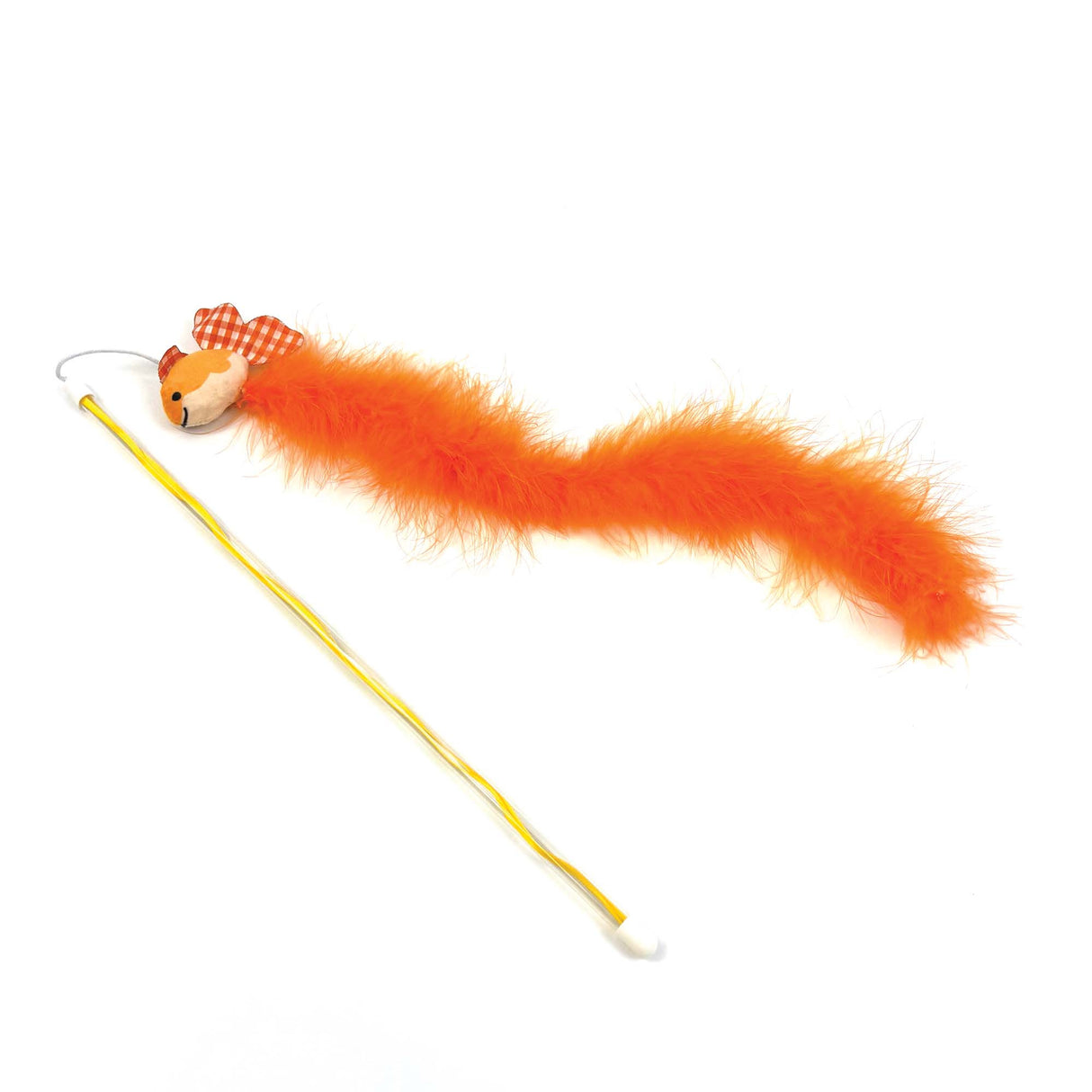 Happy Pet Tabby Patch Extra Long Goldfish Cat Teaser