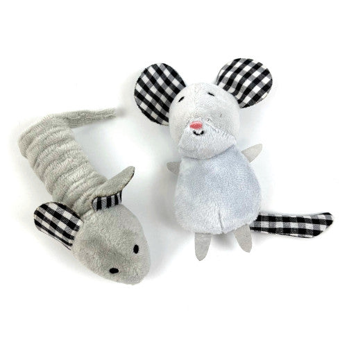 Happy Pet Tabby Patch Mouse 2 Pack