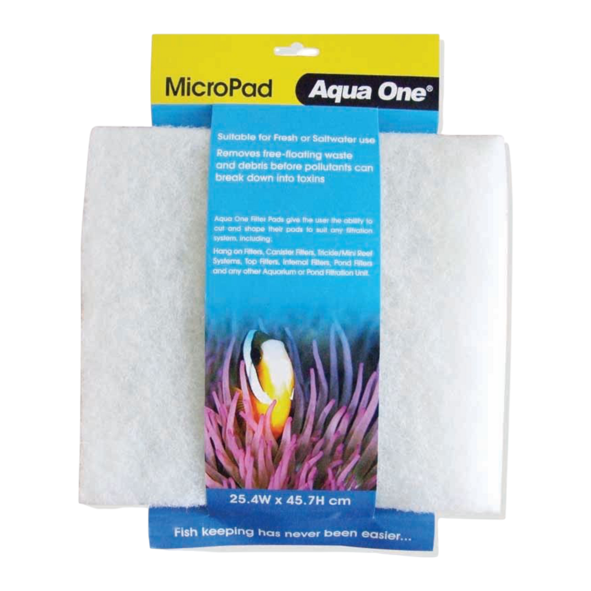 Aqua One Micro Pad - Self Cut Filter Pad