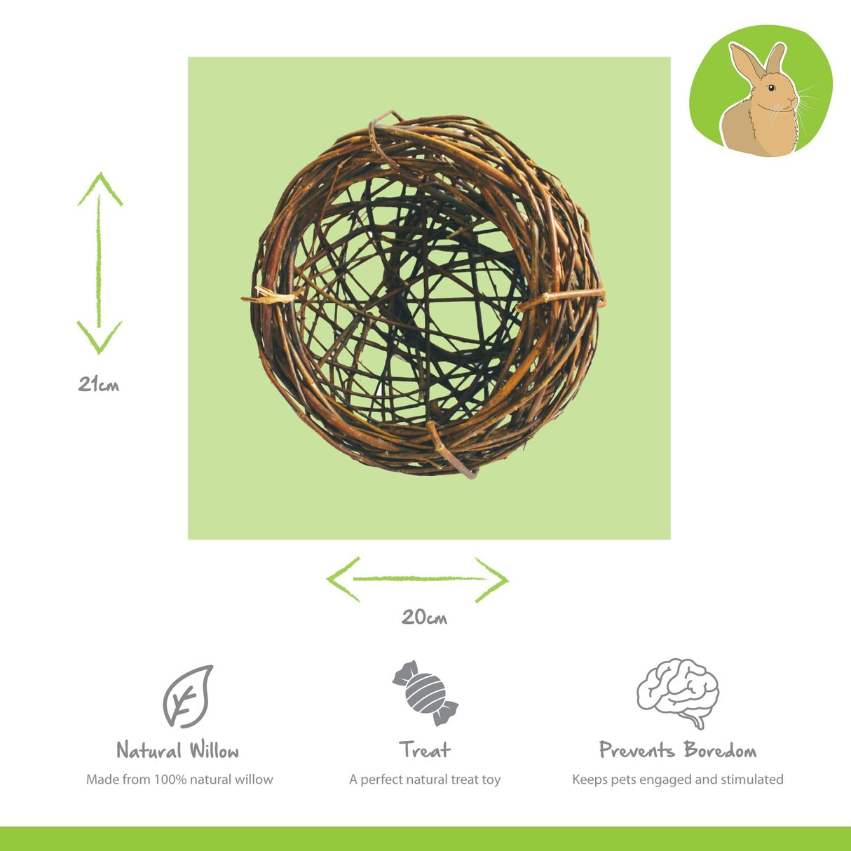 Happy Pet Small Animal Willow Nest