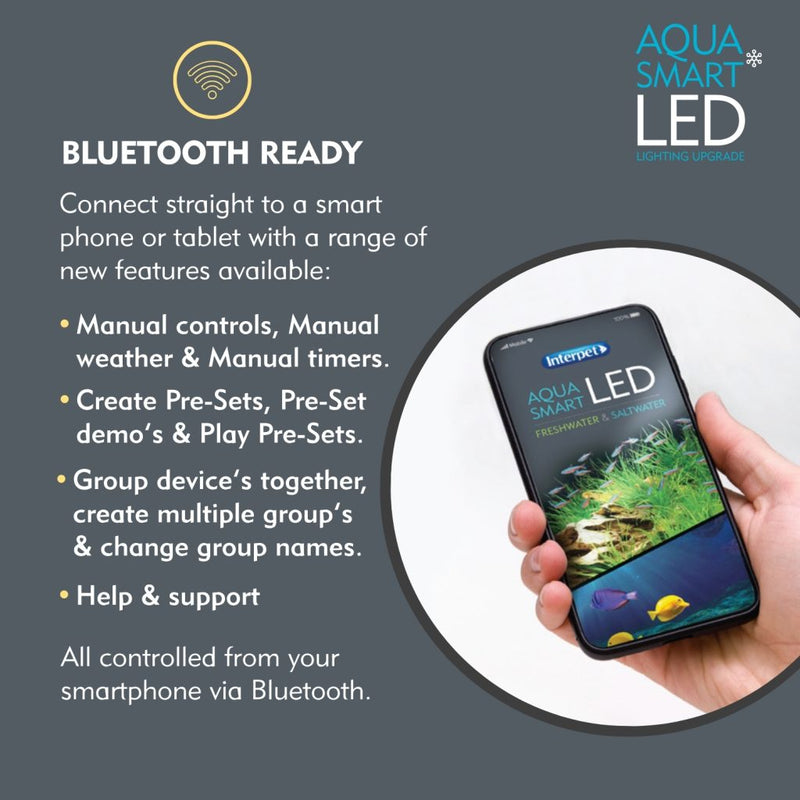 Interpet Aqua Smart Bluetooth LED 24w 59-80cm