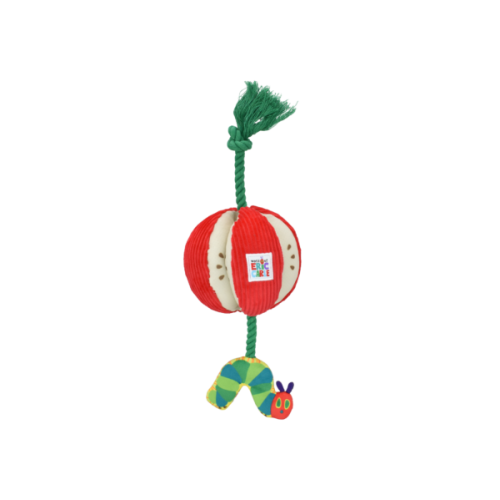 Happy Pet Eric Carle Very Hungry Caterpillar Apple Rope Tug