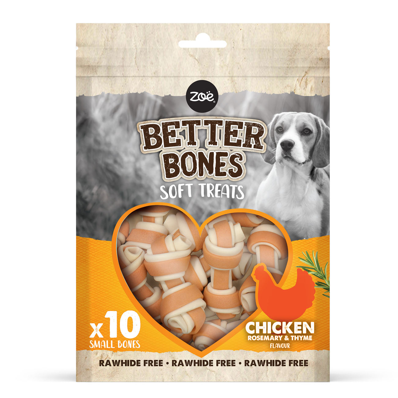 Zeus Better Bones Chicken Small Bones 7.5cm 10 Pack