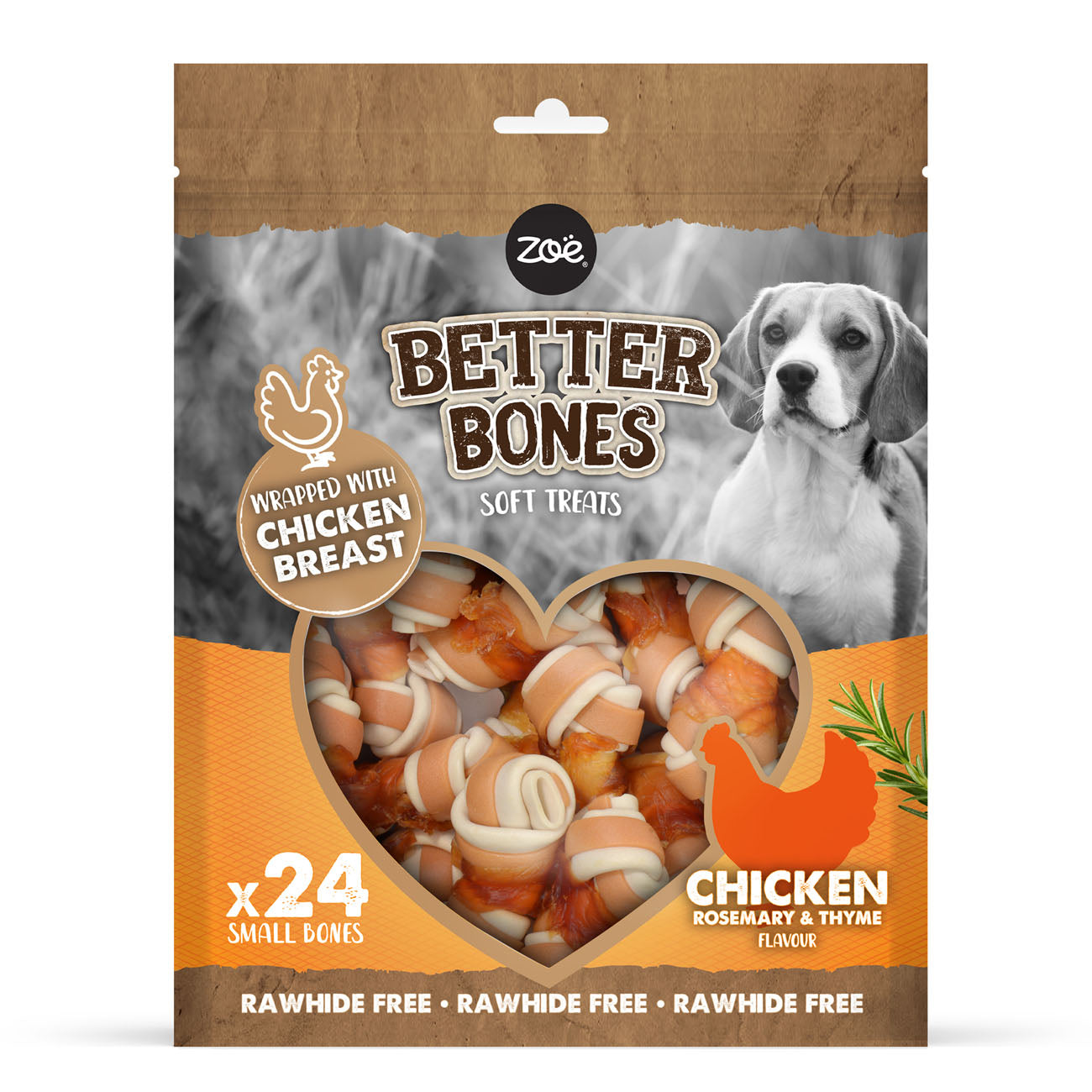 Zeus Better Bones Chicken Wrap Bones 24 Pack