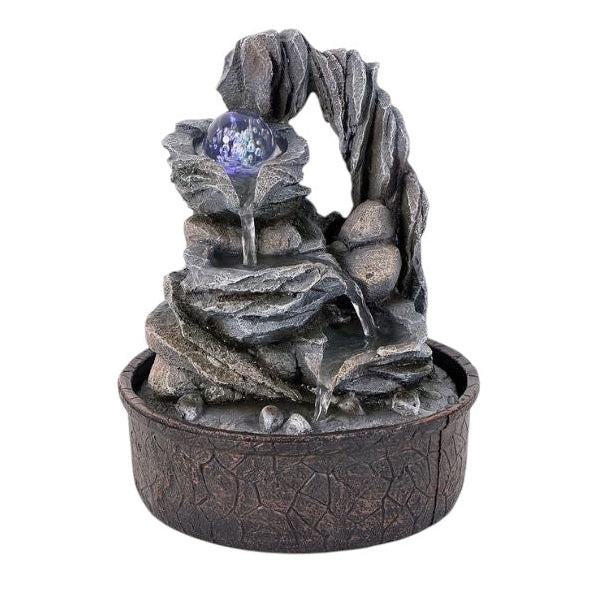 Altico Drift & Flow Moonstone Indoor Water Feature with LED Lights