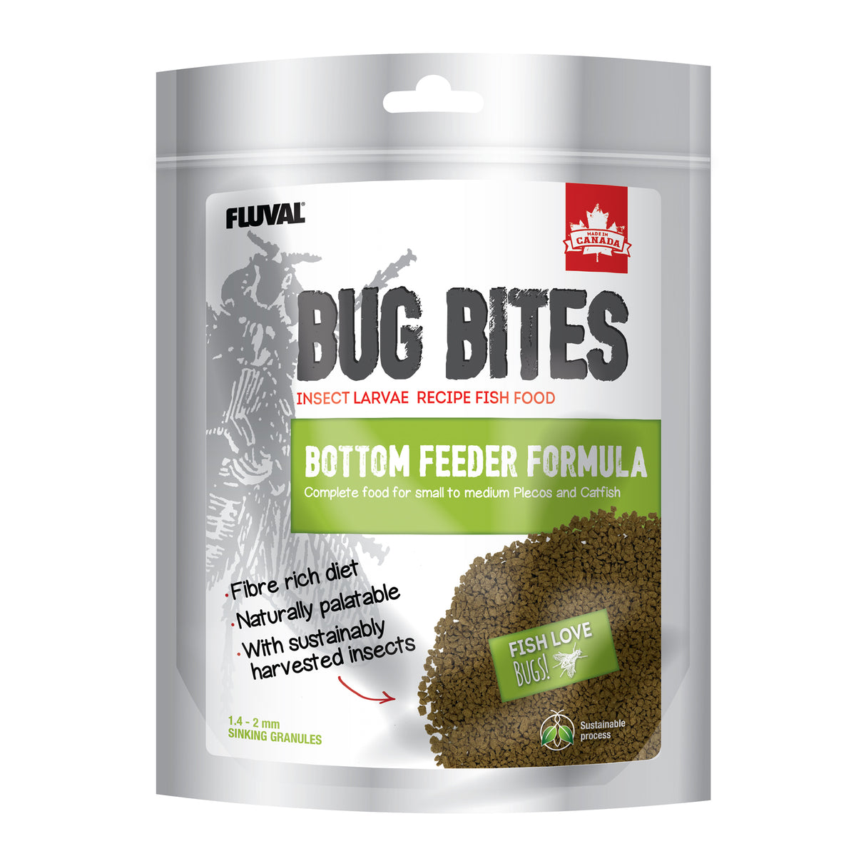 Fluval Bug Bites Bottom Feeder Granules