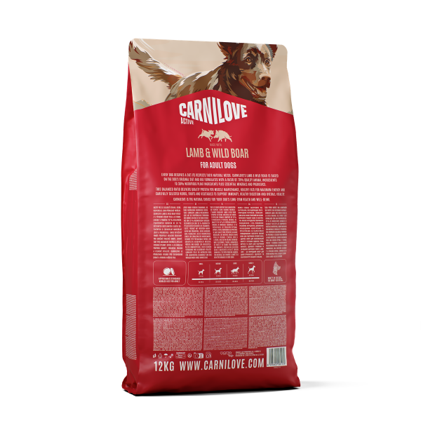 Carnilove Active Lamb & Wild Boar Dog Food