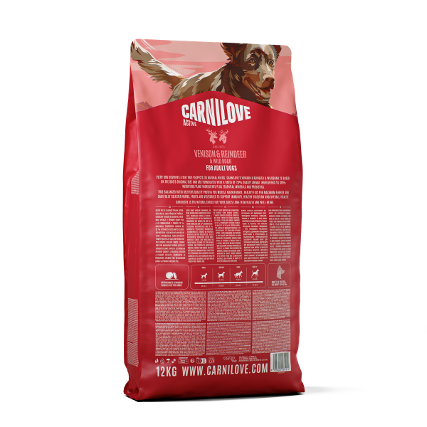 Carnilove Active Venison, Reindeer & Wild Boar Dog Food