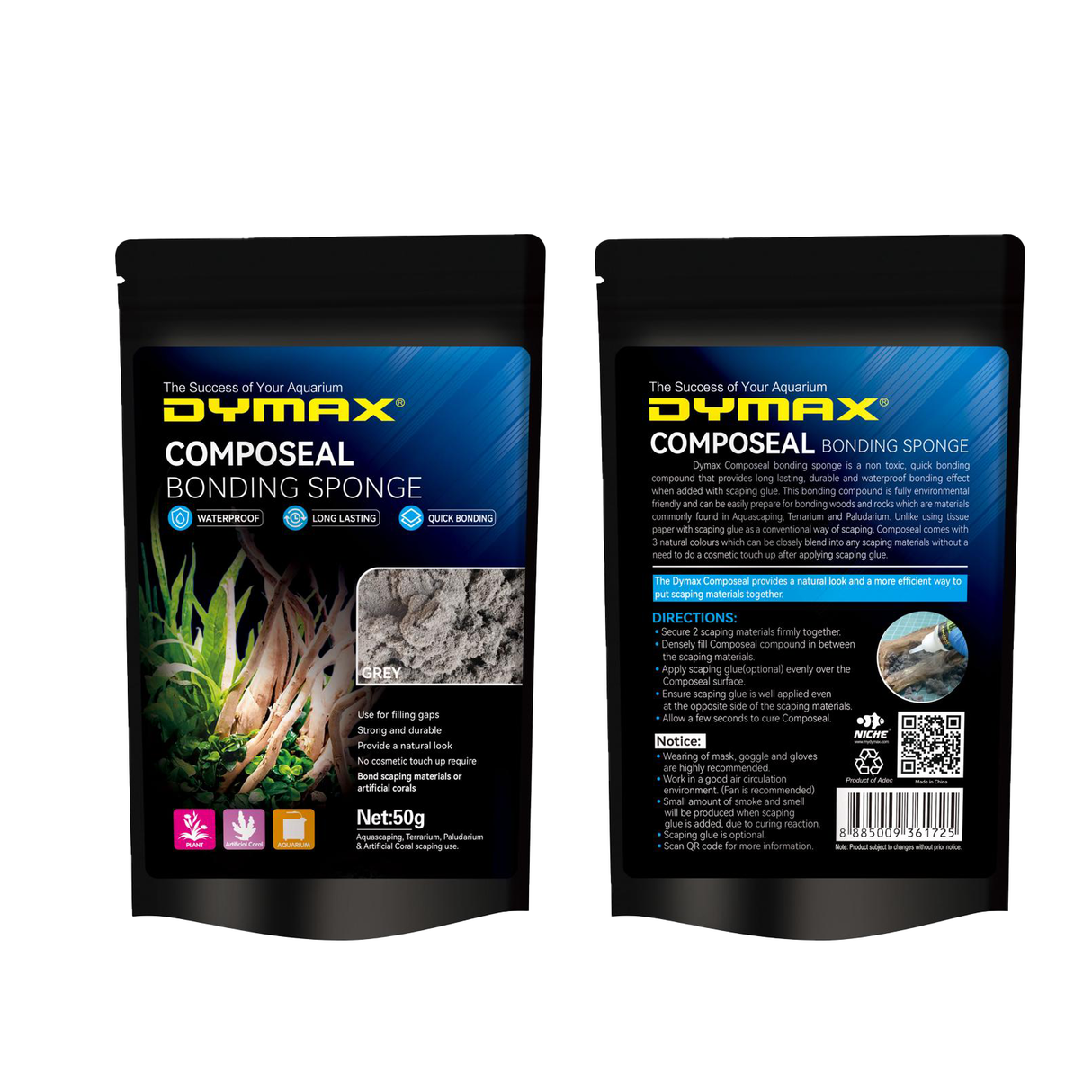 Dymax Composeal Bonding Sponge Grey 50g