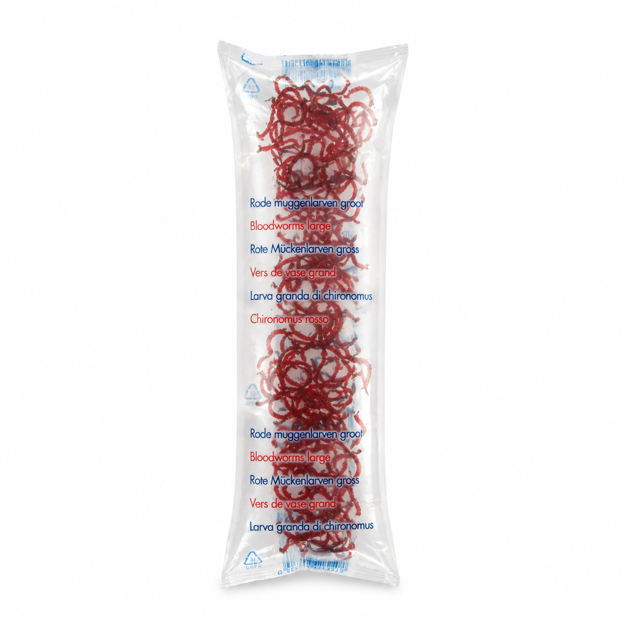 Live Bloodworms Large Fish Food 100ml