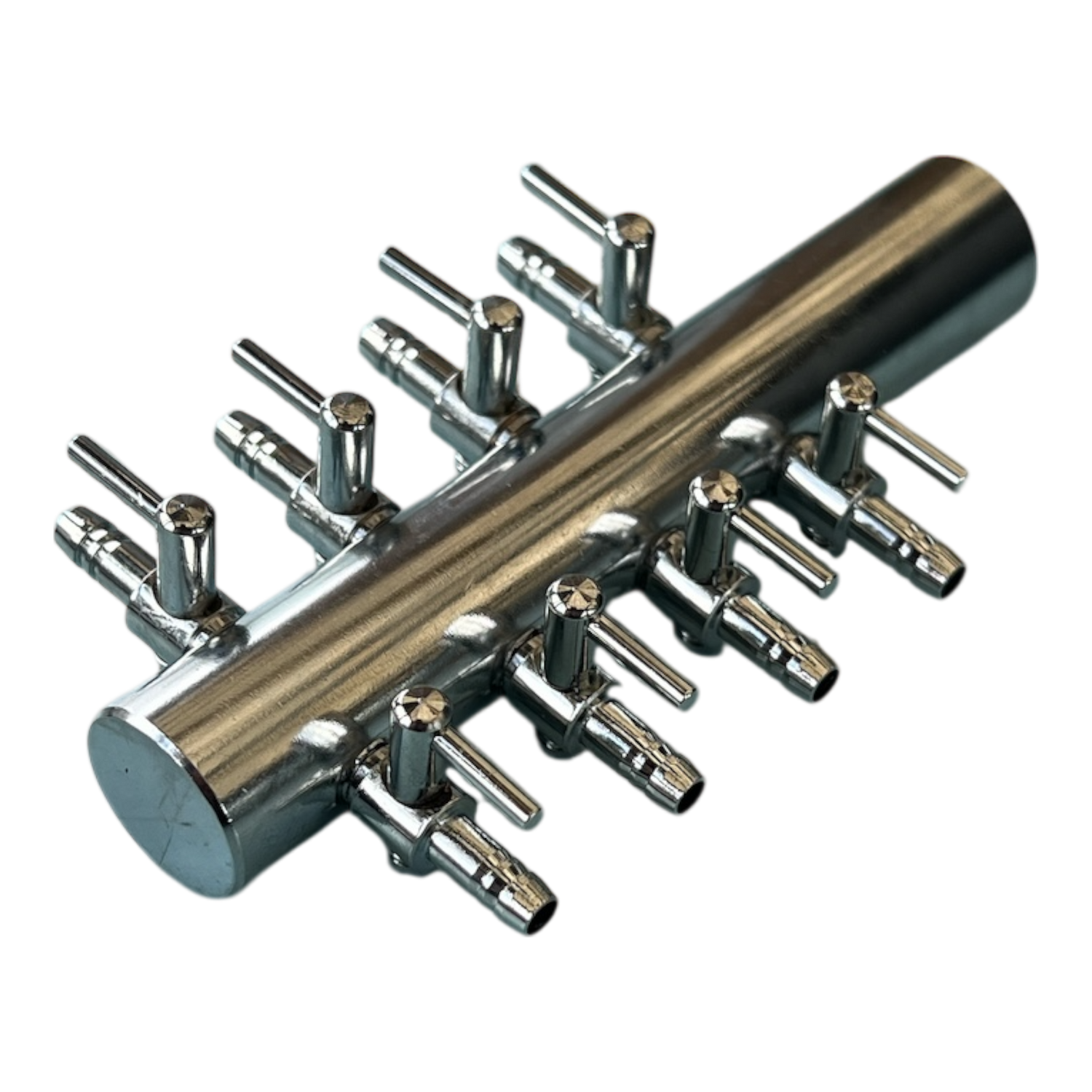AquaTrio Airline Manifold Steel 8 way