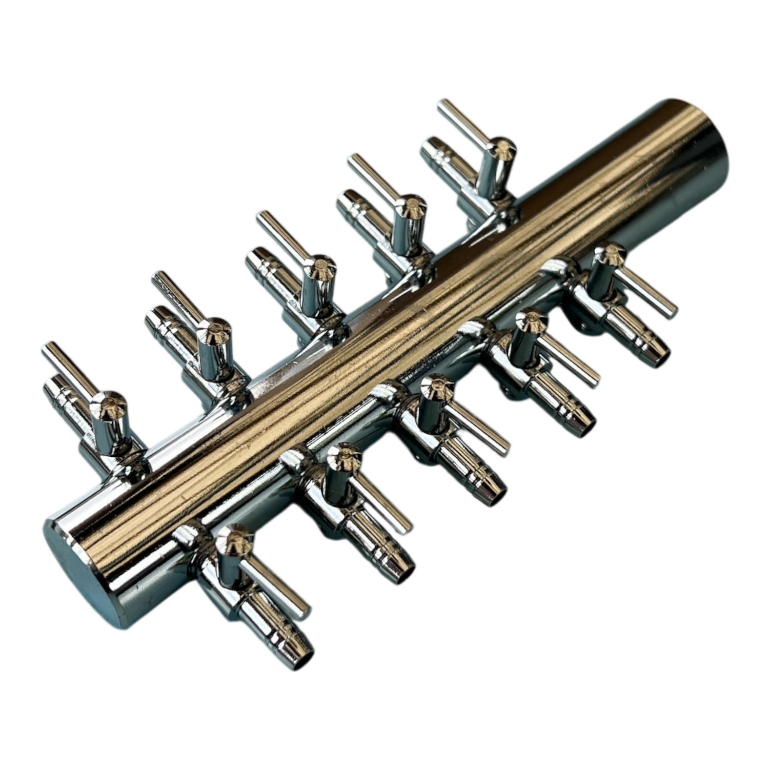 AquaTrio Airline Manifold Steel 10 way