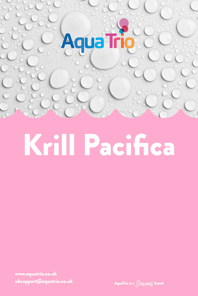 AquaTrio Frozen Krill Pacifica 100g Blister Pack