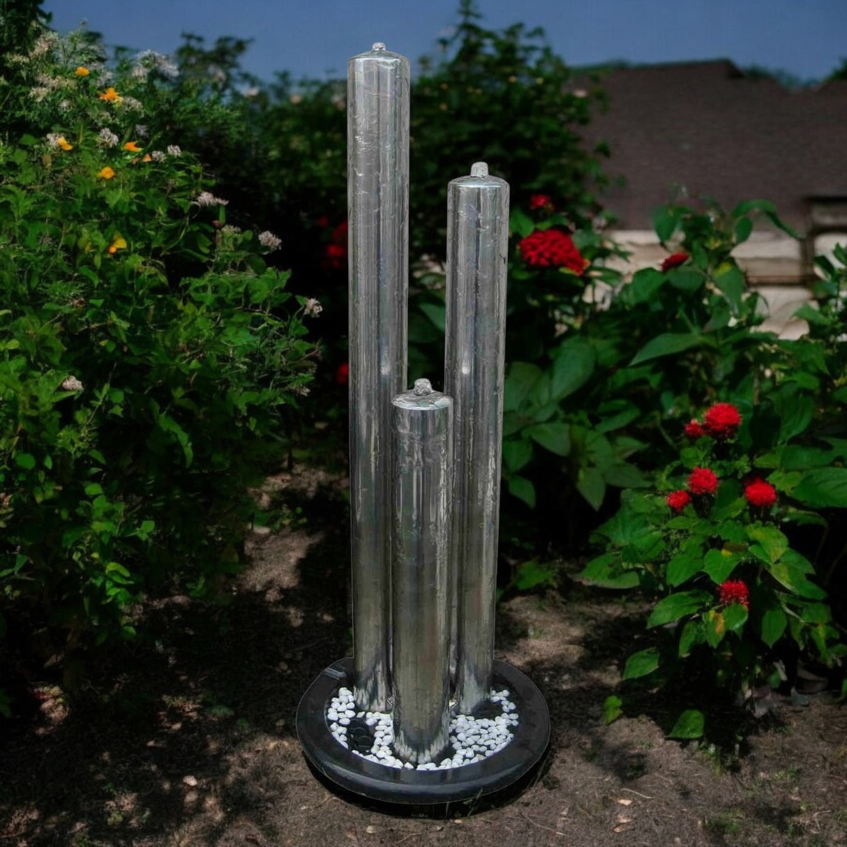 Aqua Creations Athens Stainless Steel Columns