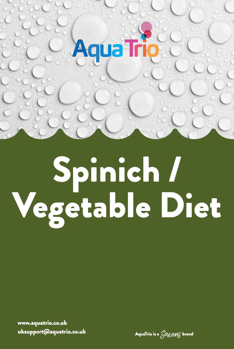 AquaTrio Frozen Spinach / Vegetable Diet 100g Blister Pack