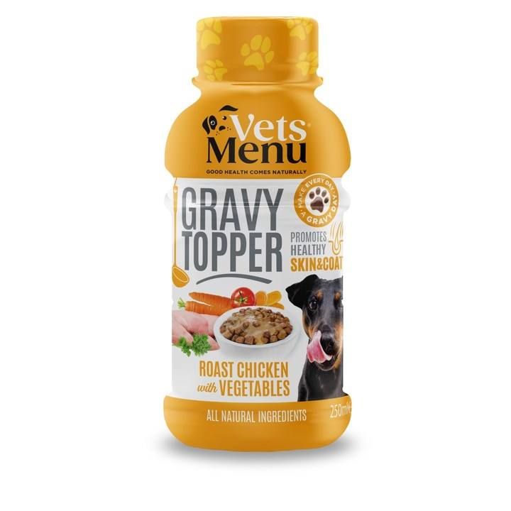 VetsMenu Chicken Gravy Topper for Dogs 250ml