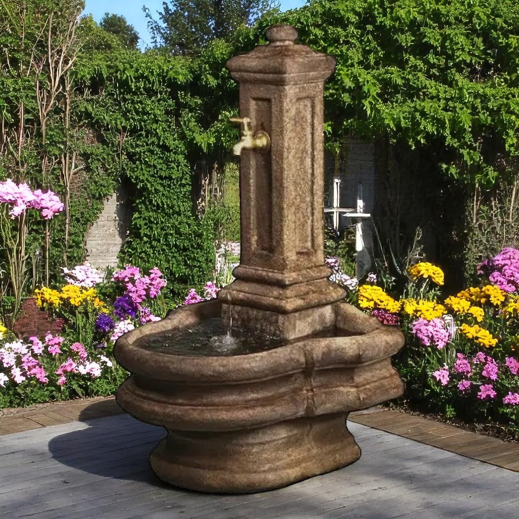 Henri Studios Column Well Fountain