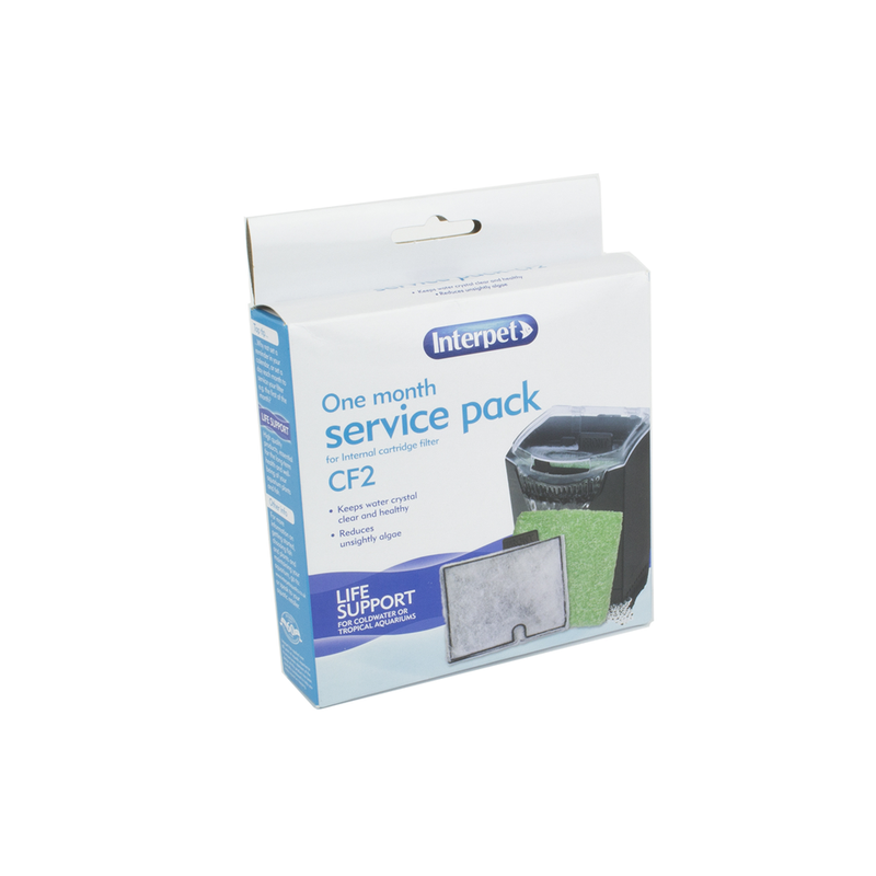 Interpet Internal Cartridge Filter CF2 - 1 Month Service Kit
