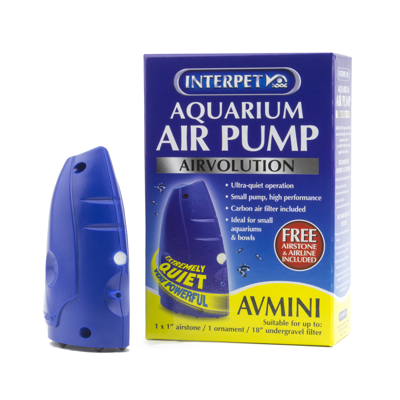 Interpet AirVolution Air Pump - AV Mini Complete (includes Airline & Airstone)