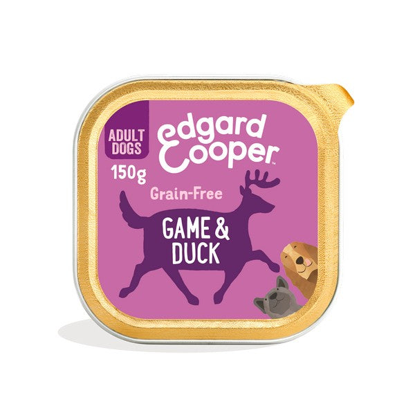 Edgard & Cooper Wet Cup for Dogs in Game & Duck 150g