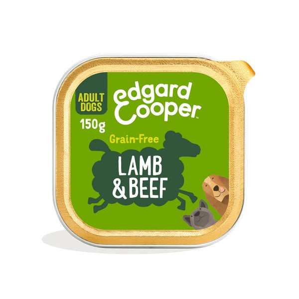 Edgard & Cooper Wet Cup for Dogs in Lamb & Beef 150g