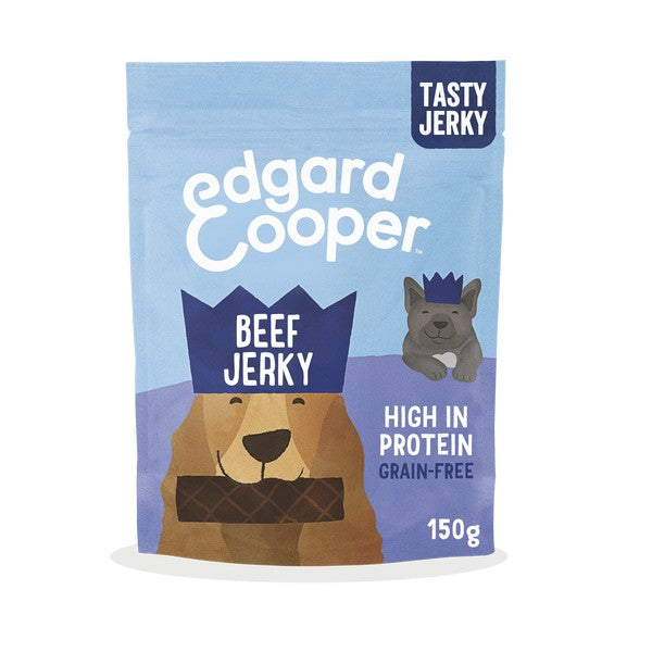 Edgard & Cooper Treat Jerky for Dogs Beef 150g