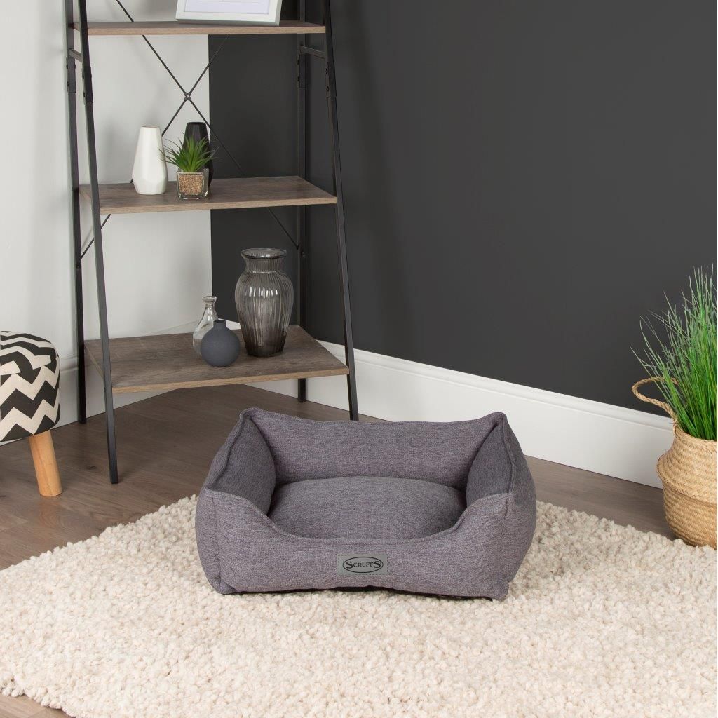 Scruffs Manhattan Box Bed in Dark Grey