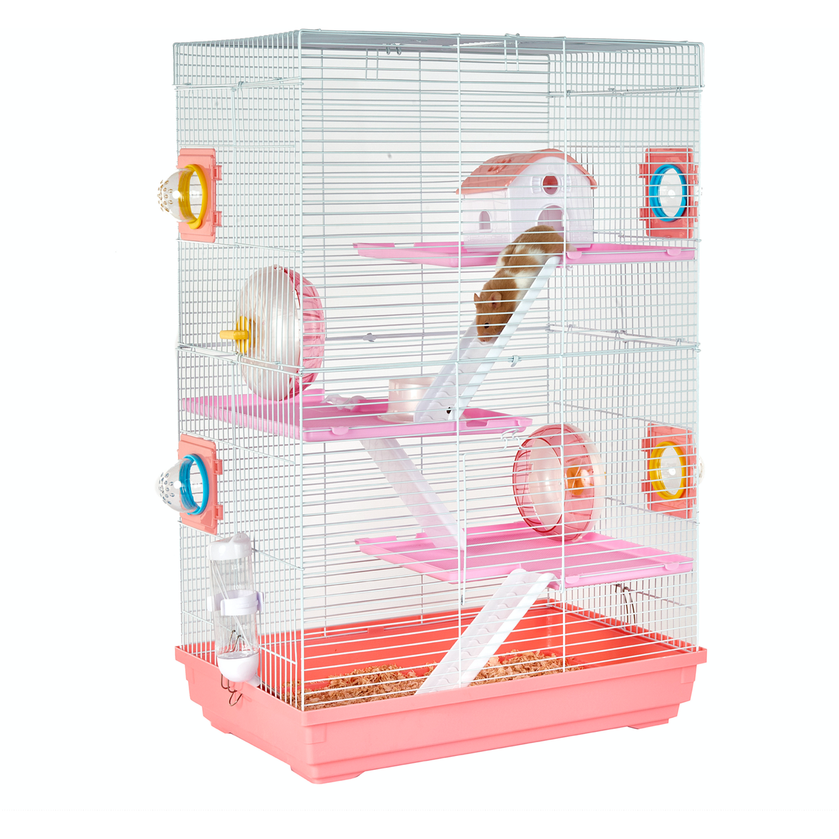 Little Zoo Holly Pink Small Animal Cage