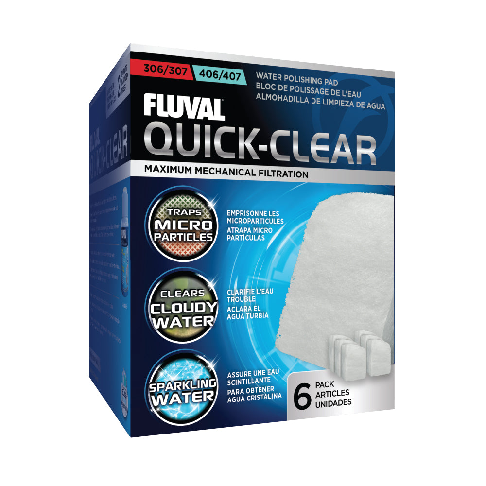 Fluval Quick Clear Pad for 304/5/6/7 & 404/5/6/7 (6pcs)