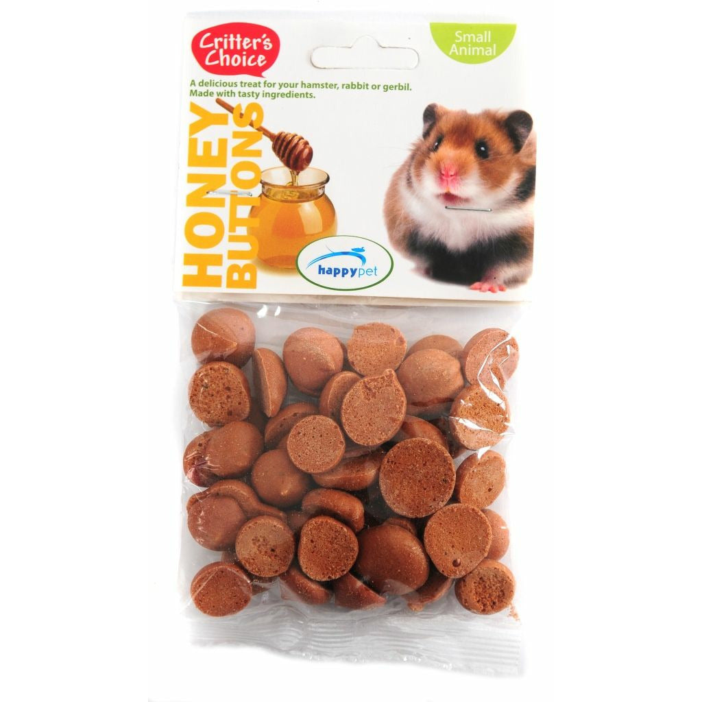Critter's Choice Honey Buttons 40g