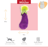 Happy Pet Tabby Patch Aubergine Cat Kicker