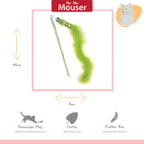 Happy Pet Tabby Patch Extra Long Caterpillar Cat Teaser