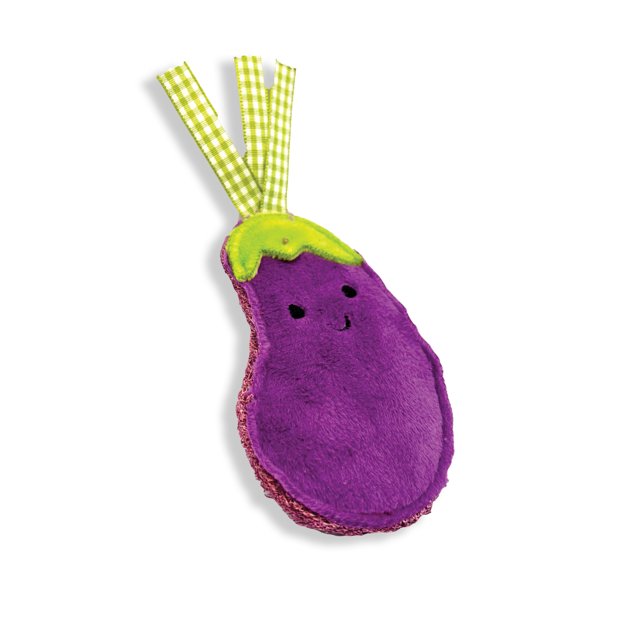 Happy Pet Tabby Patch Catnip Aubergines 2 Pack