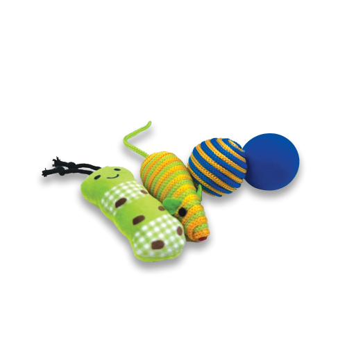 Happy Pet Tabby Patch Caterpillar 4 Pack Multipack