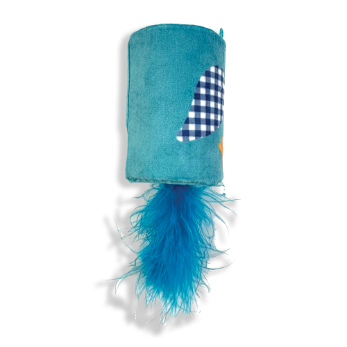 Happy Pet Tabby Patch Bluebird Rattle & Roll Cat Toy