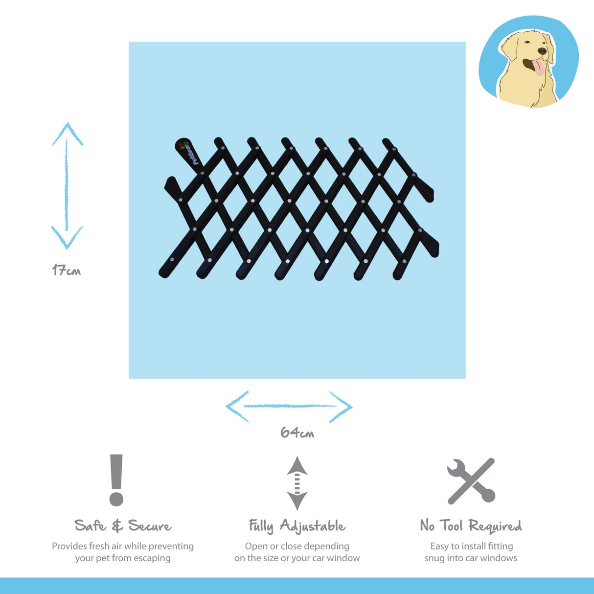 Happy Pet Window Vent Guard