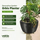 Velda Orbis Planter Anthracite