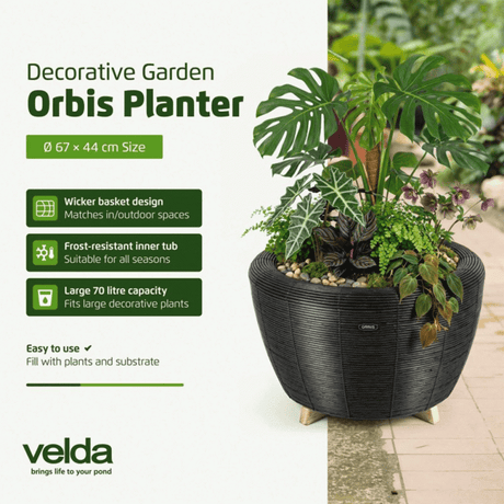 Velda Orbis Planter Anthracite
