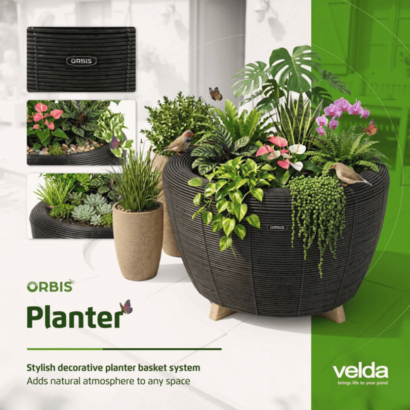Velda Orbis Planter Anthracite