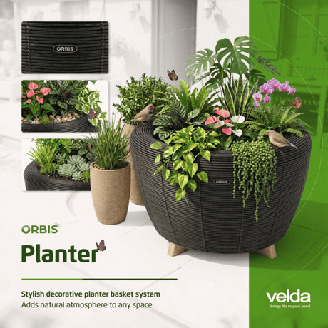 Velda Orbis Planter Anthracite