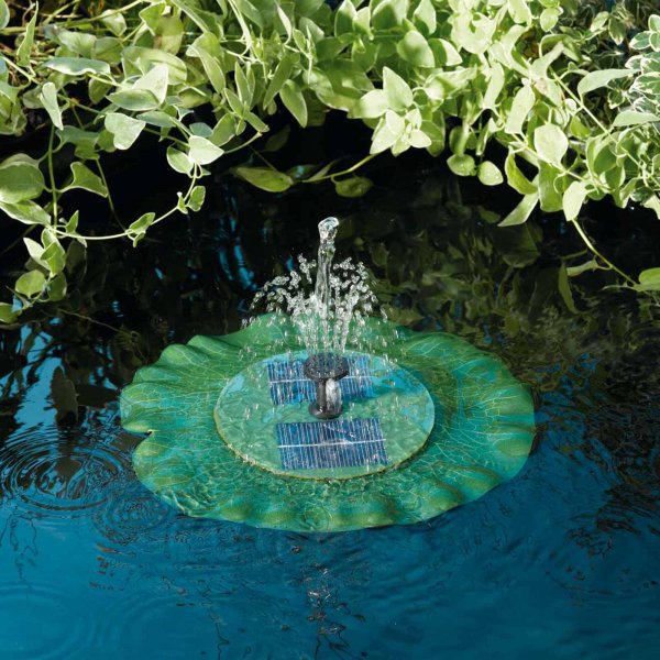 Smart Solar Lily Floating Fountain