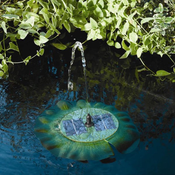 Smart Solar Lily Floating Fountain