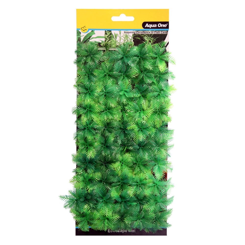 Aqua One Ecoscape Green Fern Plant Mat 17x33cm