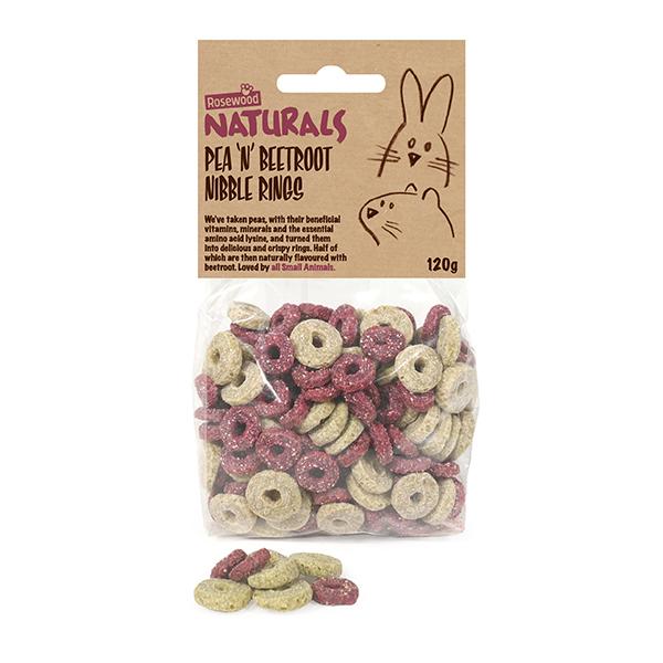 Rosewood Pea 'n' Beetroot Nibble Rings 120g