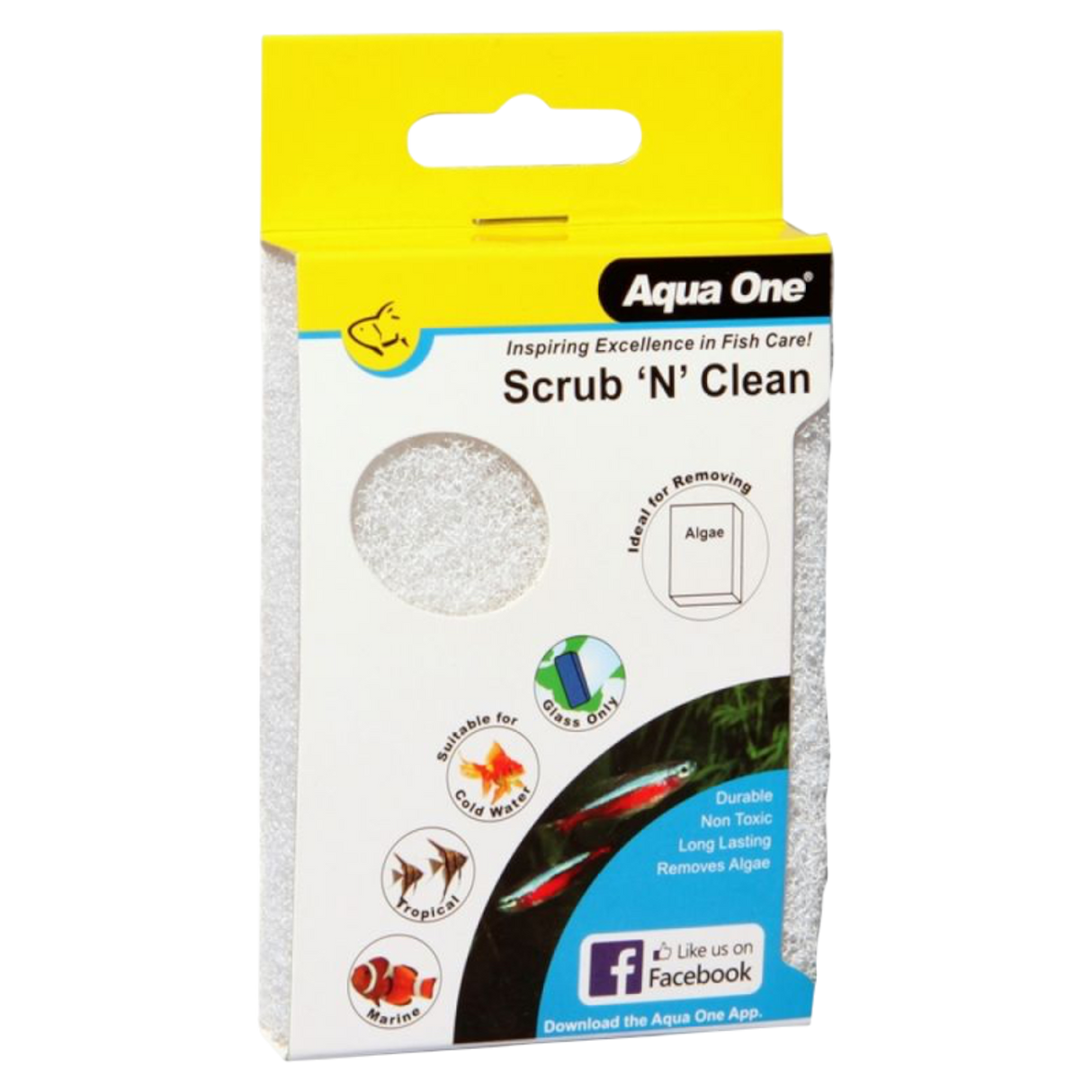 Aqua One Scrub N Clean Algae Pad Fine Small