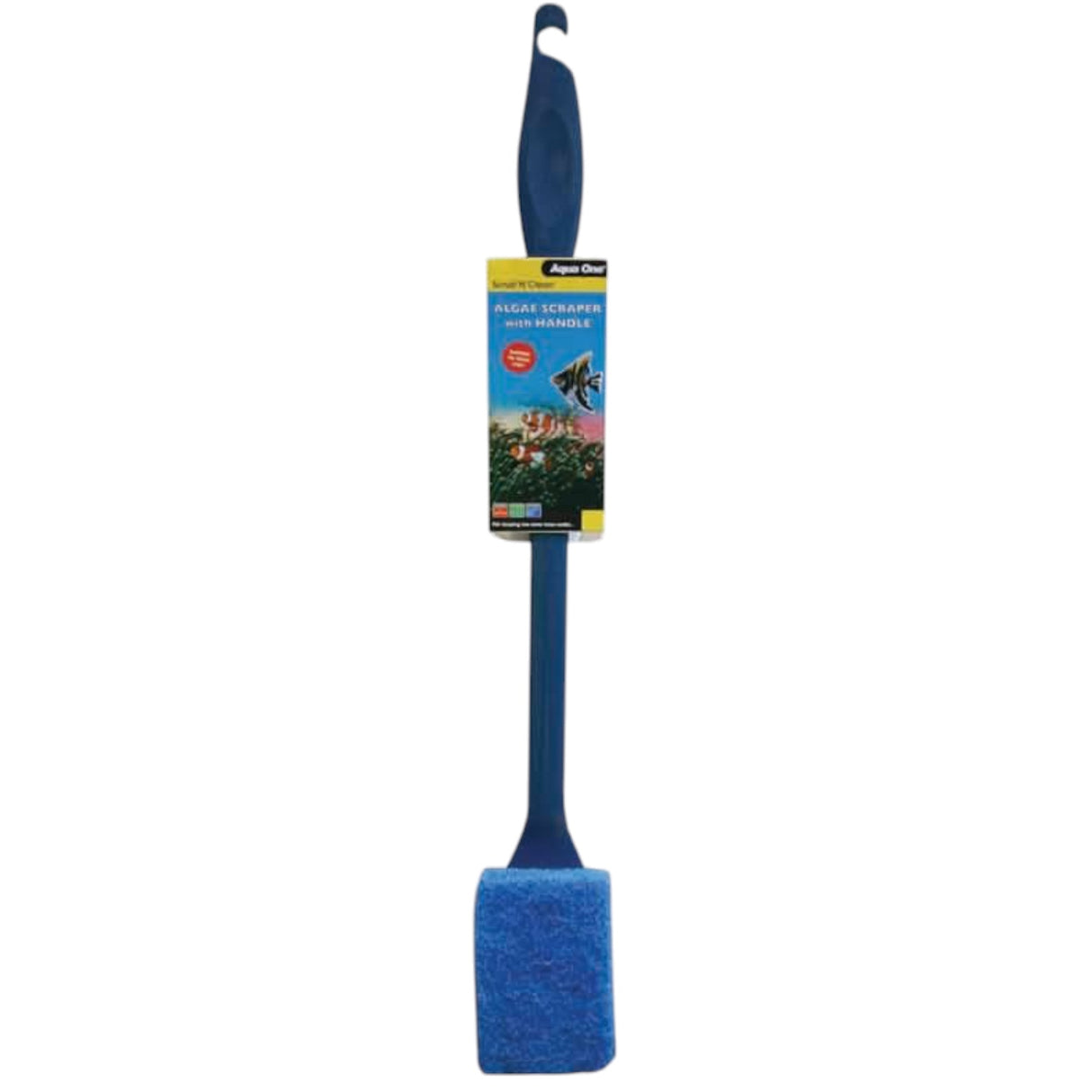 Aqua One Scrub N Clean Algae Scraper With Handle 18inch