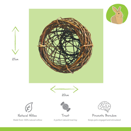 Happy Pet Small Animal Willow Nest