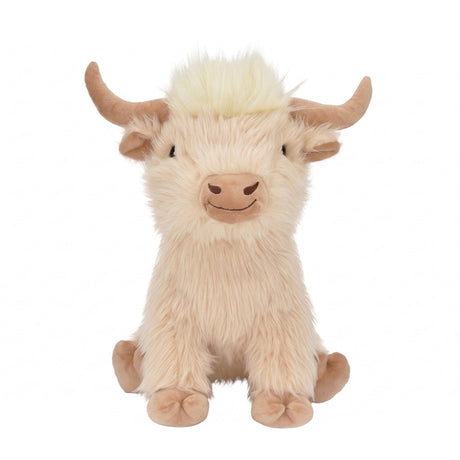 Happy Pet Jumbo Highland Cow Dog Toy