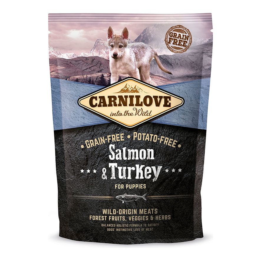 Carnilove Salmon & Turkey Puppy Dog Food 1.5Kg